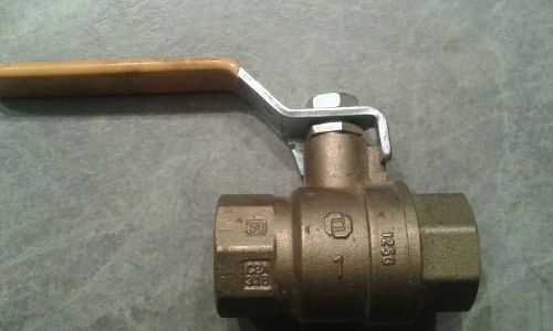 Watts 1&#034; bronze inline threaded ball valve
