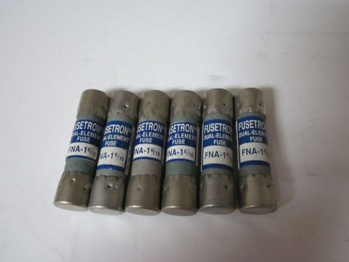 LOT OF 6 COOPER BUSSMANN FNA-1 6/10 FUSE NEW NO BOX