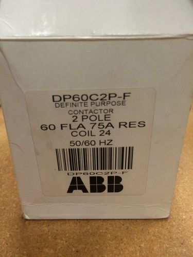 Abb definite purpose contactor dp60c2p-f for sale