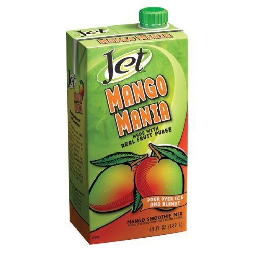 Jet Smoothie Mix  Mango Mania  64-Ounce Boxes (Pack of 6)
