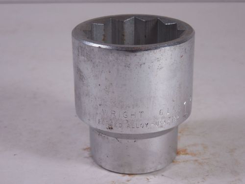 Wright tool 6146 1 7/16&#034; forged alloy 3/4&#034; drive 12 point standard socket usa for sale