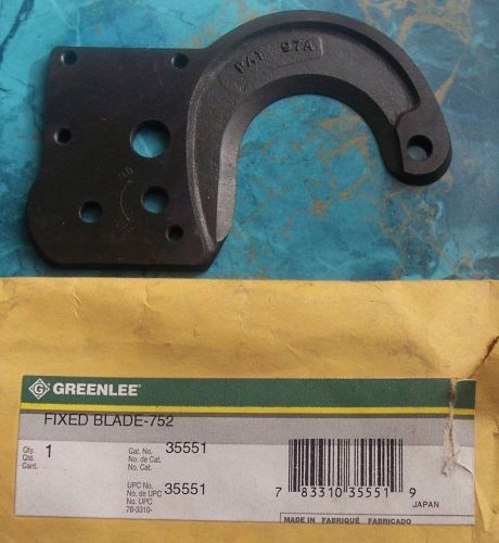 GREENLEE CUTTER FIXED BLADE - 752  NEW IN PACK, CAT. NO. 35551