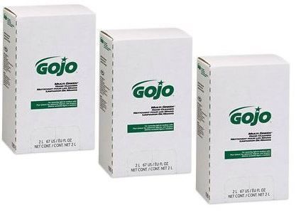 Gojo multi green hand cleaner new sealed 67 fl.oz. boxes lot of 3 - 7265 for sale