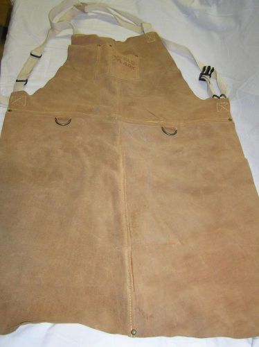 Weldmark 36 inch leather apron welder’s bib for sale