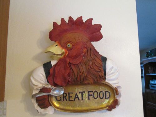 Good Food Chicken Sign Wall Plaque