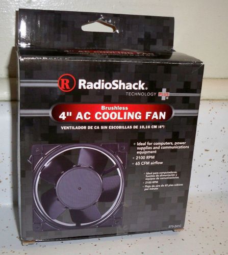 Radio Shack 120V AC 4&#034; Cooling Fan