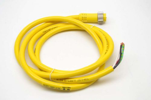 WOODHEAD 104002A01F0601 4P MALE STRAIGHT 6FT PVC 600V-AC CORD CABLE-WIRE B408724