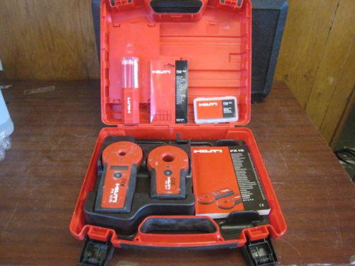 HILTI PX10 TRANSPOINTER KIT COMPLETE WITH CASE USED FREE SHIPPING