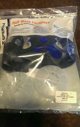 B260040 - Sperian Survivair Blue Half Mask Respirator Facepiece Medium Reusable