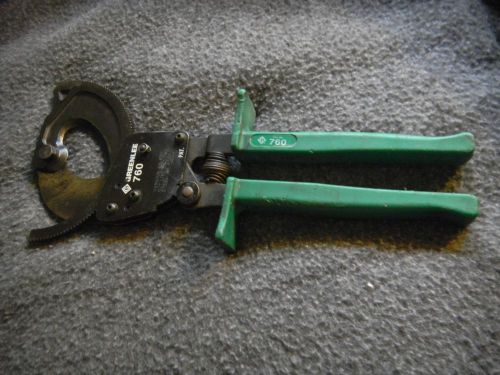 GREENLEE 760 RATCHET CABLE CUTTER USED NO RESERVE