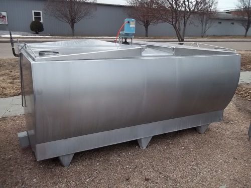 Mueller 1000 Gallon Model MHL Stainless Steel Bulk Milk Tank