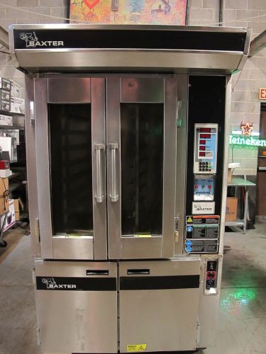 Baxter ov300e-m8 mini rotating electric rack pastry bread baking oven w/ proofer for sale