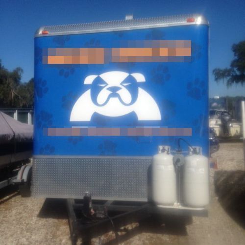14ft by 8 ft Food Trailer Lightly Used! With Convention Oven and Fryers!