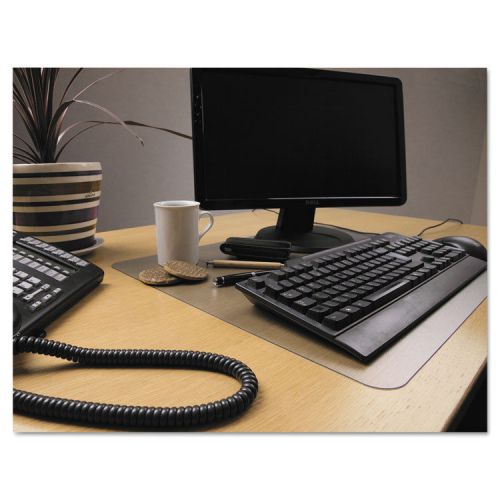 Desktex polycarbonate anti-slip desk mat, 22&#034; x 17&#034;, clear for sale
