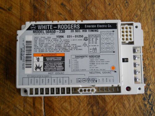 New OEM White Rodgers Coleman Evcon Luxaire York 50A50-230 Furnace Control Board