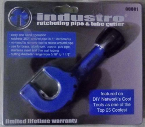 Industro ratcheting pipe &amp; tube cutter pvc, conduit copper tubing + for sale