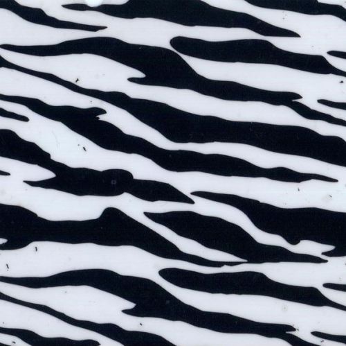 HYDROGRAPHIC WATER TRANSFER PRINT HYDRO DIPPING FILM Zebra Print dip white black