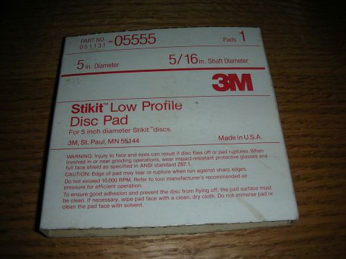3m stikit no. 051131-05555 5” diameter, 5/16” shaft new old stock for sale