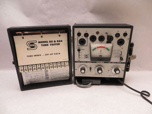 Vintage Seco Tube Tester Model 88 &amp; 88A Tube Index Set-Up Data Test Equipment