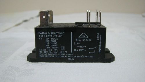Carrier HN61PC002 T92S7D22-22 Potter Brumfield Electric Heater Relay (1 each)