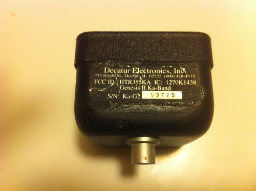 DECATUR KA BAND POLICE RADAR SQUARE PATCH ANTENNA...WORKS GREAT! GUARANTEED!
