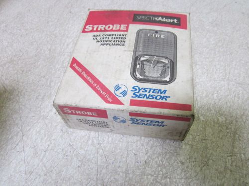 SYSTEM SENSOR STROBE  S24110 20-30V RED WALL  *NEW IN A BOX*