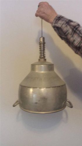 Vintage Cream Seperator Strainer Bowl Farm tool Lamp Shade Steampunk