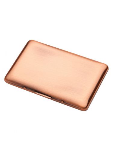 Wilouby Rose Gold Executive Business Card Holder with Compartments