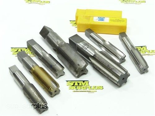 LOT OF 6 HSS HEAVY DUTY HAND TAPS 1-1/2&#034; -12 NF TO M24X2 BUTTERFIELD GTD H&amp;W