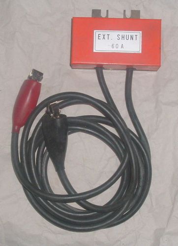 60 amp extension shunt 55 inch long cables, for sale