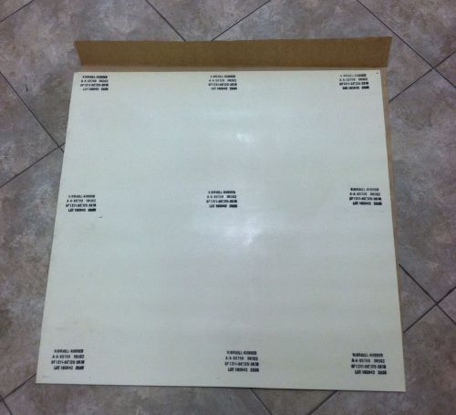 FEDERAL AA55759-063C2 RUBBER SHEET 36&#034; X 36&#034; 0.125&#034; THICK