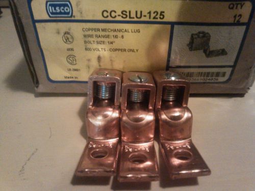 Ilsco CC-SLU-125 copper mechanical lug Lot of 3