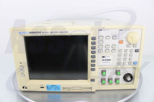 Ando aq8423z optical amplifier analyzer dual band switchable c-band and l-band for sale