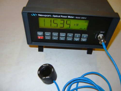 Newport 1830-C Optical Power Meter With 818-SL Detector, &amp; Calibration Module