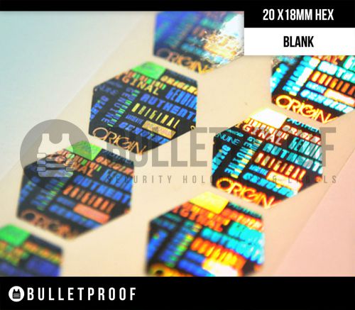 5000ct 20MM HEX WARRANTY VOID SECURITY HOLOGRAM LABEL STICKERS -FREE SHIPPING