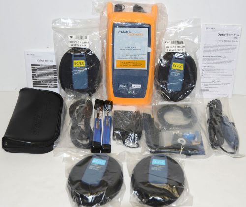Fluke ofp-100 optifiber pro quad otdr kit w/inspection kit sm mm vfl fi 1000 for sale