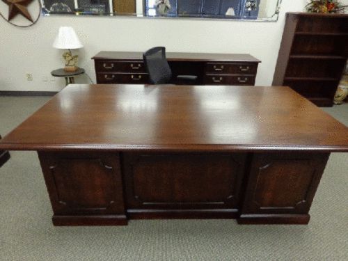 Kimball Executive Desk, Mahogany