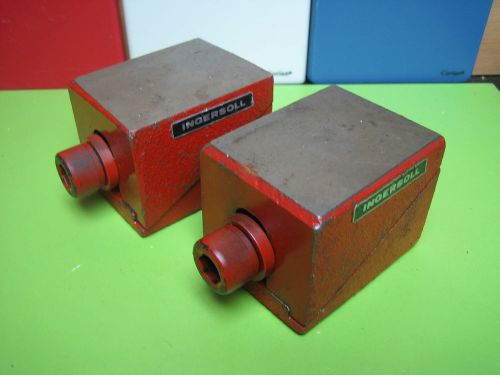 (2) INGERSOLL Adjustable Parallel Support Blocks 1-7/8&#034; to 2-1/8&#034; 12,000 lbs