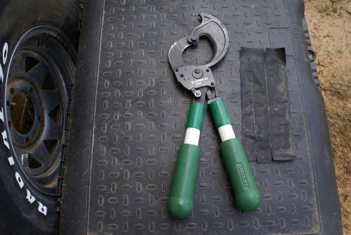 GREENLEE 761 RATCHET CABLE CUTTERS, USED 3 TIMES, SAVE $$$$$