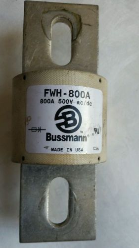 Bussmann FWH-800A  Semiconductor Fuse 800 Amp
