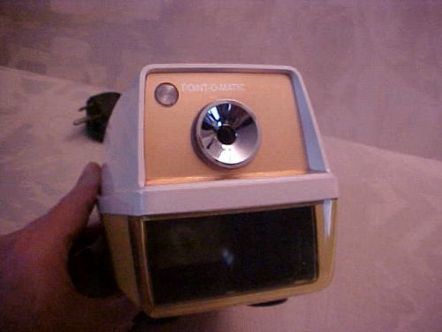 PANASONIC KP-33A POINT-O-MATIC ELECTRIC PENCIL SHARPENER MINTY Made in Japan