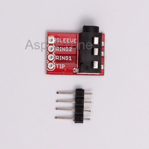 TRRS Connector 3.5mm Breakout Headphone Video Audio MP3 Jack for Microphone