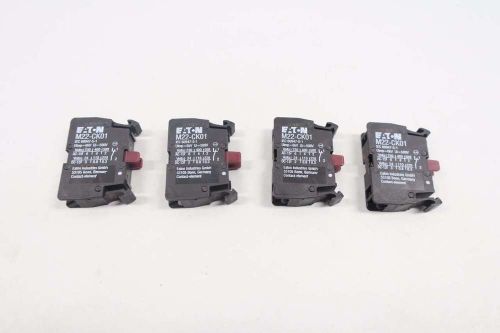 Lot 4 new eaton m22-ck01 contact block 5a 600v-ac 1a 250v-dc d528278 for sale
