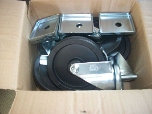 Restaurant equipment caster wheels with brake for sale