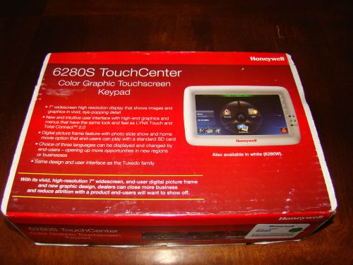 1 NEW Ademco Honeywell 6280 TouchCenter Graphic,7&#034; Keypad (Silver) New in box