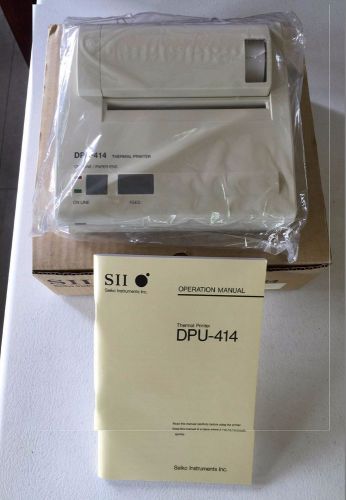 NOS Seiko Instruments DPU-414 SII Thermal Printer with 6 Rolls of Thermal Paper