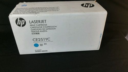 NEW HP CE251YC Cyan Toner 504A Sealed For HP LaserJet CP3325 &amp; CM3530