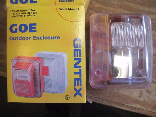 Gentex GOE-R C2 Red Weatherproof Enclosure Assembly for Fire Safety Device JS