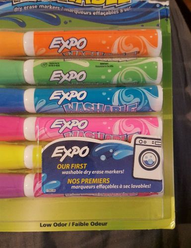 Expo washable dry erase markers