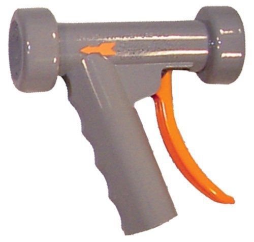 SuperKlean 150S-G Pistol Grip Spray Nozzle, Stainless Steel, 1/2 NPT, Gray